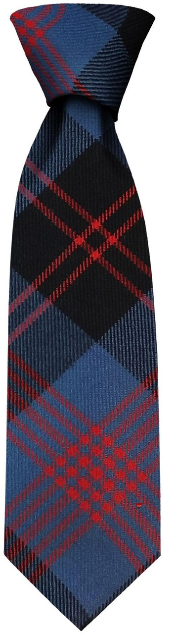 Mens Neck Tie Angus Ancient Tartan Lightweight Scottish Clan Tie