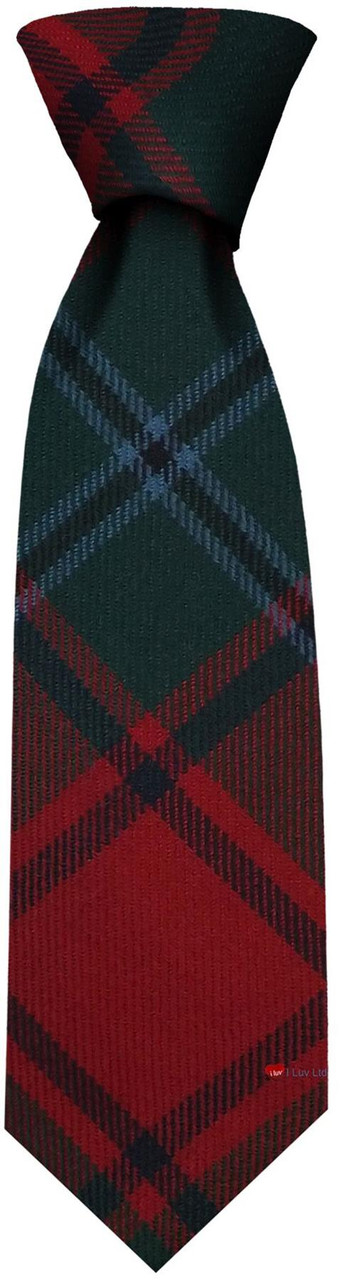 Mens Neck Tie Skene Modern Tartan Lightweight Scottish Clan Tie