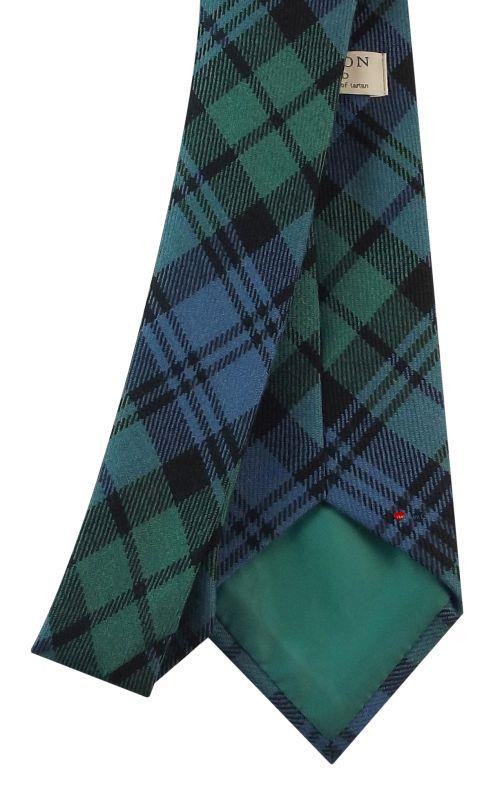 Mens Neck Tie Campbell Ancient Tartan Lightweight Scottish Clan Tie