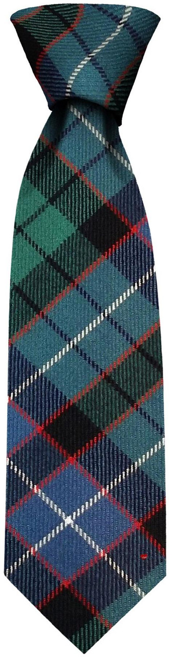 Mens Neck Tie Hunter Ancient Tartan Lightweight Scottish Clan Tie