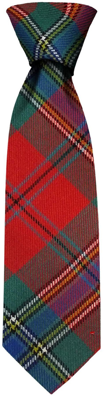 Mens Neck Tie MacLean Of Duart Ancient Tartan Lightweight Scottish Clan Tie