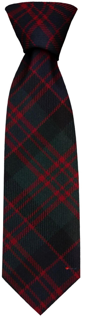 Mens Neck Tie MacDonald Modern Tartan Lightweight Scottish Clan Tie