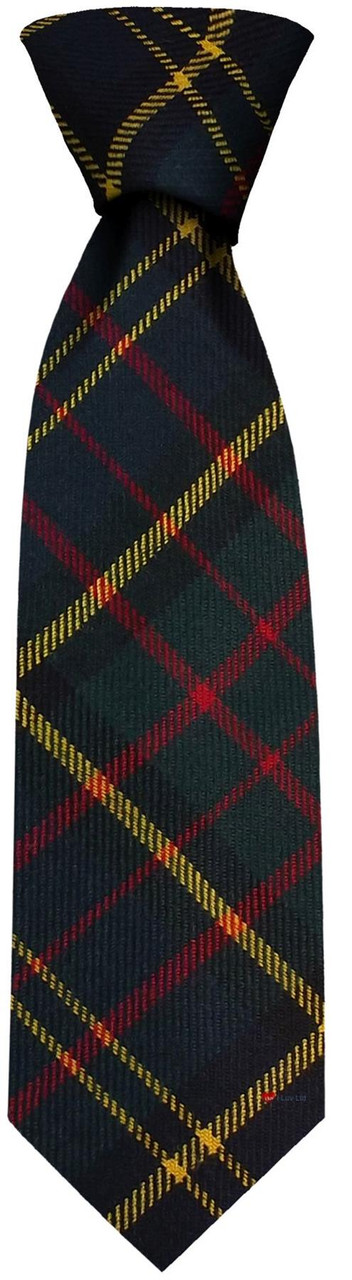 Mens Neck Tie MacMillan Hunting Modern Tartan Lightweight Scottish Clan Tie