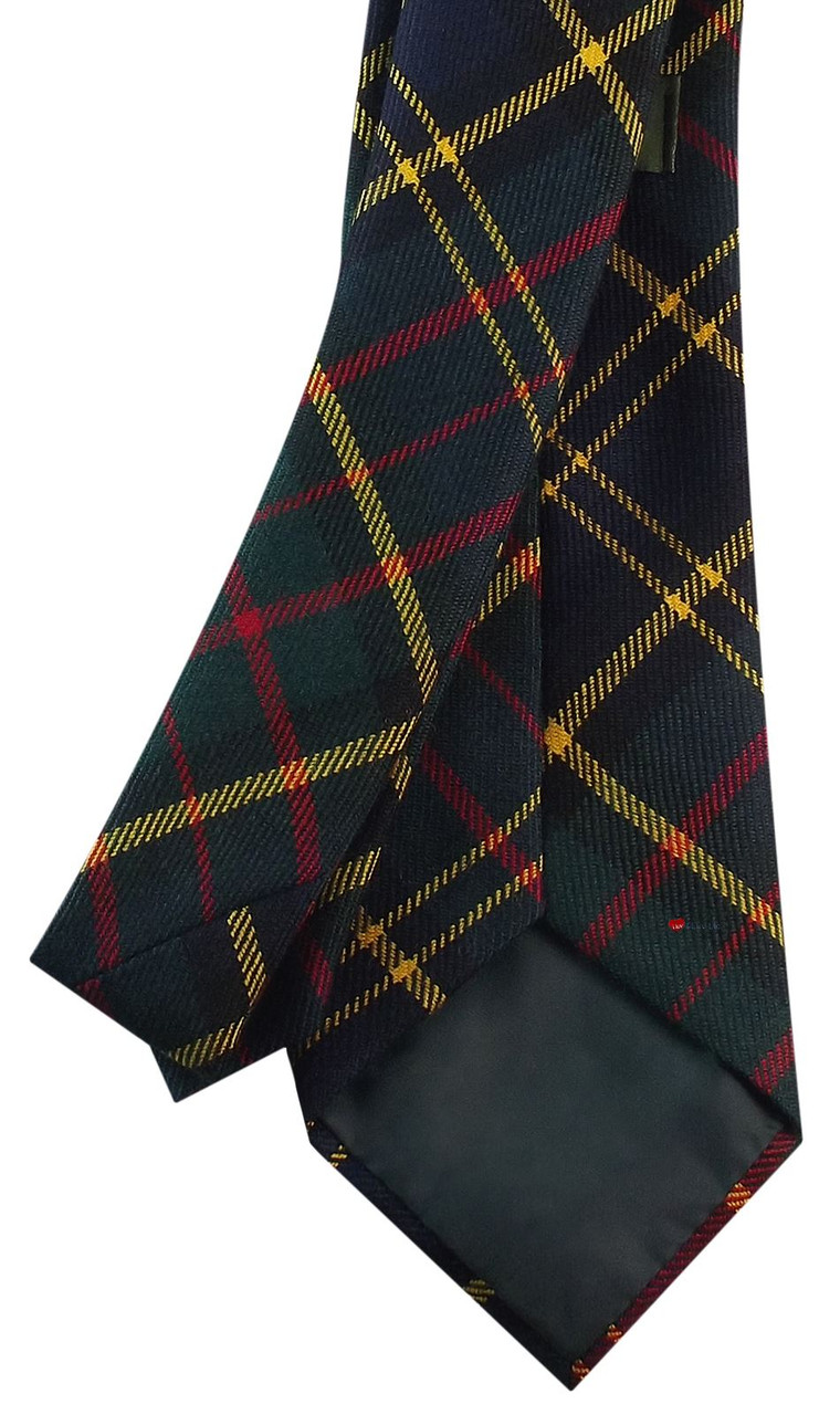 Mens Neck Tie MacMillan Hunting Modern Tartan Lightweight Scottish Clan Tie