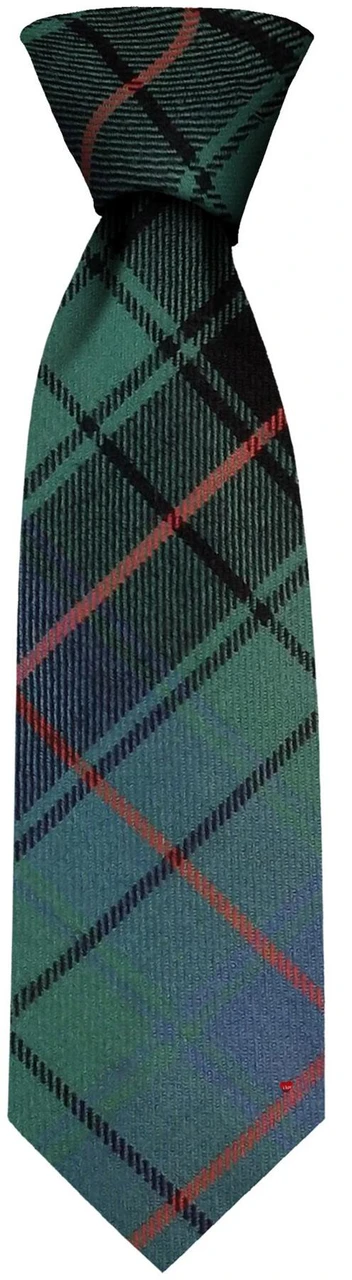 Mens Neck Tie Davidson Ancient Tartan Lightweight Scottish Clan Tie