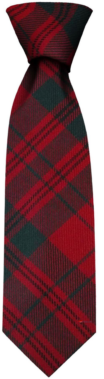 Mens Neck Tie Livingston Modern Tartan Lightweight Scottish Clan Tie