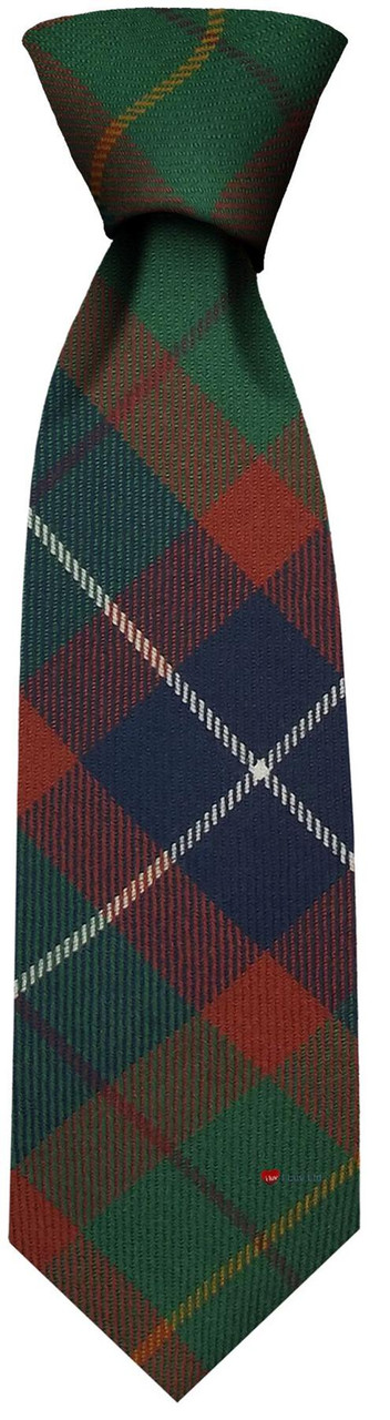 Mens Neck Tie Amnesty International Modern Tartan Lightweight Scottish Clan Tie