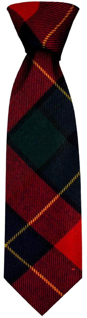 Mens Neck Tie Kilgour Modern Tartan Lightweight Scottish Clan Tie