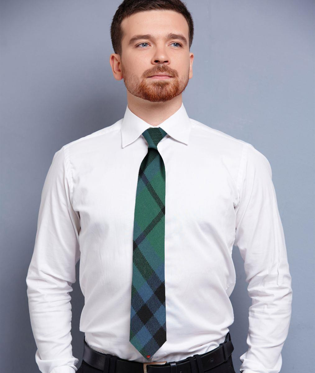 Mens Neck Tie Austin Ancient Tartan Lightweight Scottish Clan Tie