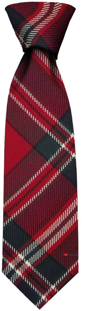 Mens Neck Tie MacFarlane Modern Tartan Lightweight Scottish Clan Tie