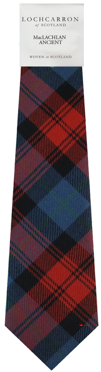 Mens Neck Tie MacLachlan Ancient Tartan Lightweight Scottish Clan Tie