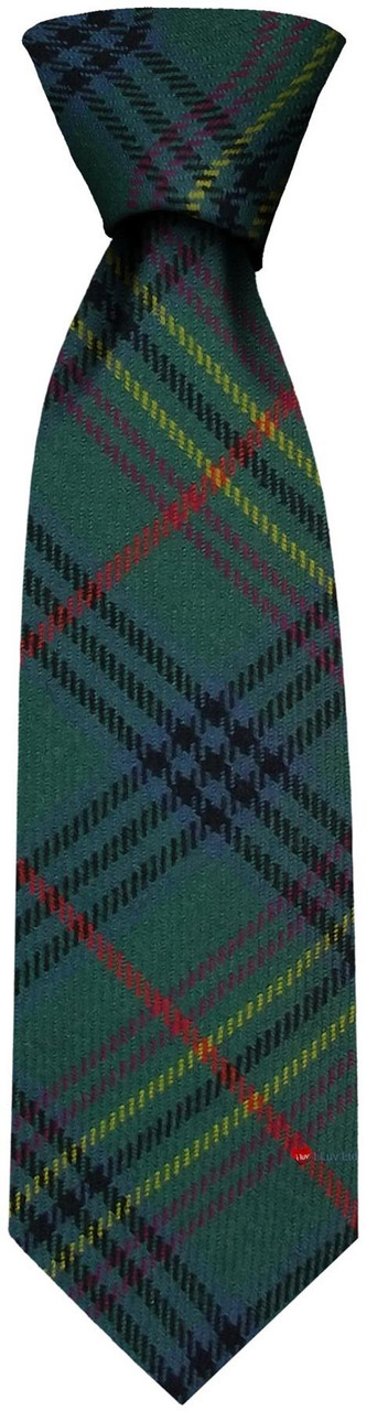 Mens Neck Tie Kennedy Ancient Tartan Lightweight Scottish Clan Tie