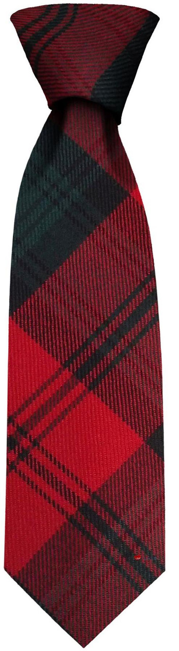Mens Neck Tie Kerr Modern Tartan Lightweight Scottish Clan Tie