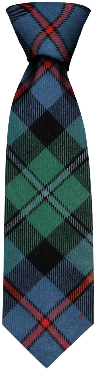 Mens Neck Tie Campbell of Cawdor Ancient Tartan Lightweight Scottish Clan Tie