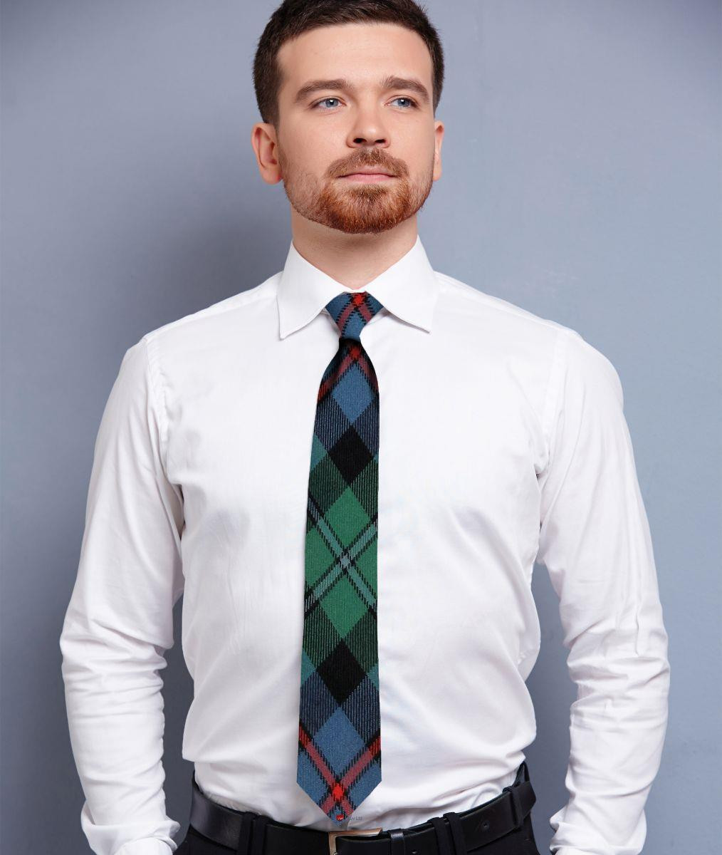 Mens Neck Tie Campbell of Cawdor Ancient Tartan Lightweight Scottish Clan Tie