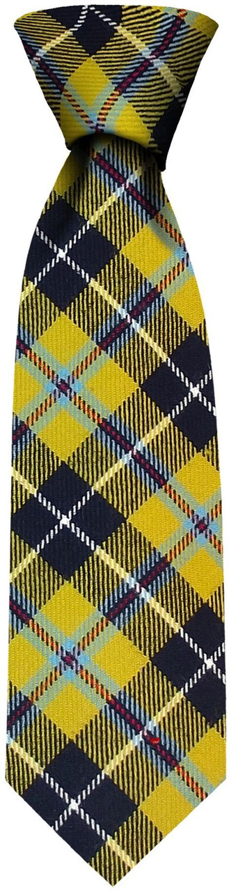 Mens Neck Tie Cornish National Modern Tartan Lightweight Scottish Clan Tie