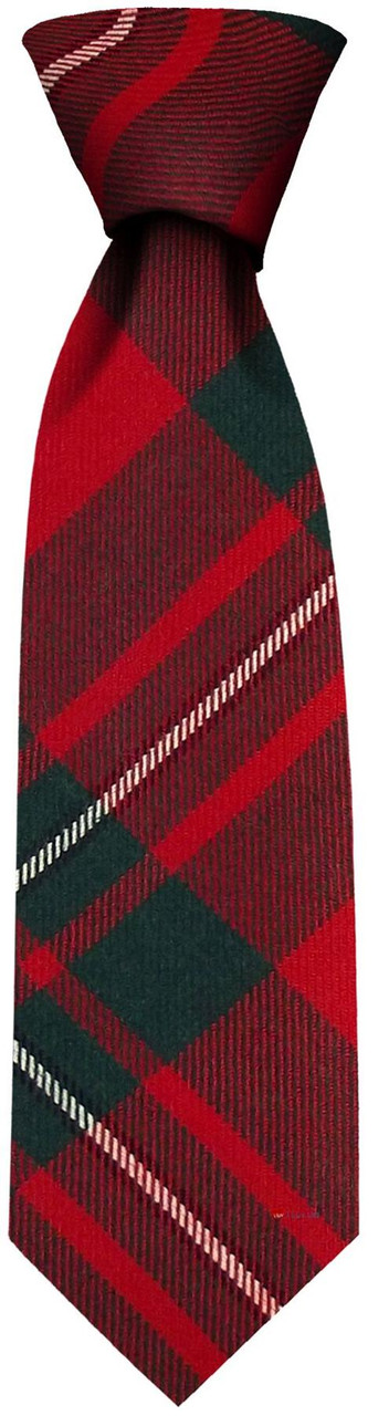 Mens Neck Tie MacGregor Modern Tartan Lightweight Scottish Clan Tie