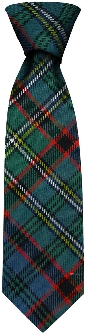 Mens Neck Tie Nicolson Hunting Ancient Tartan Lightweight Scottish Clan Tie