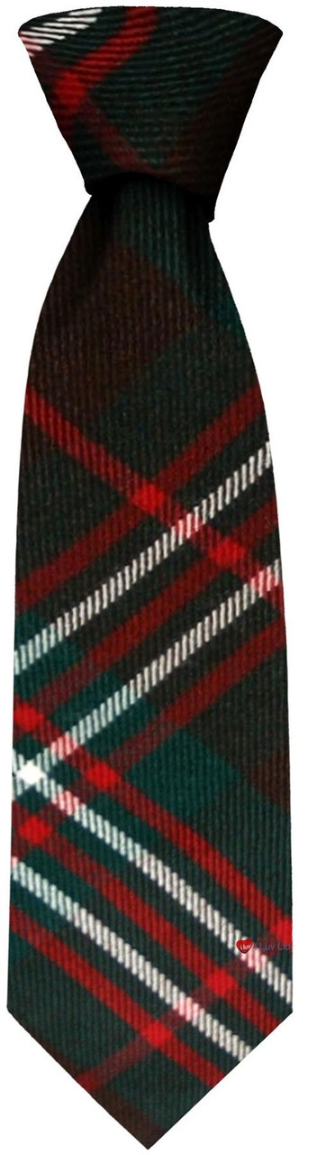 Mens Neck Tie Scott Hunting Modern Tartan Lightweight Scottish Clan Tie