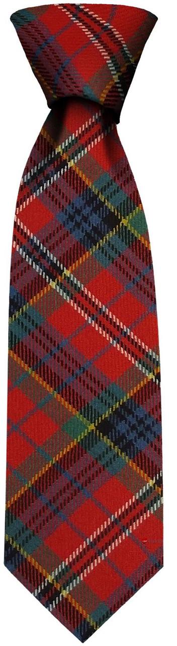 Mens Neck Tie MacPherson Ancient Tartan Lightweight Scottish Clan Tie