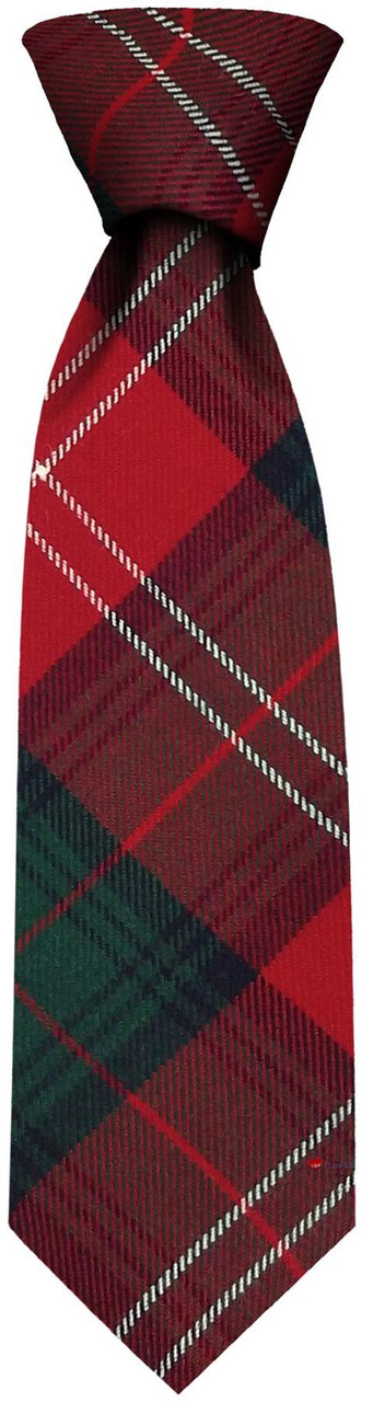Mens Neck Tie Chisholm Modern Tartan Lightweight Scottish Clan Tie