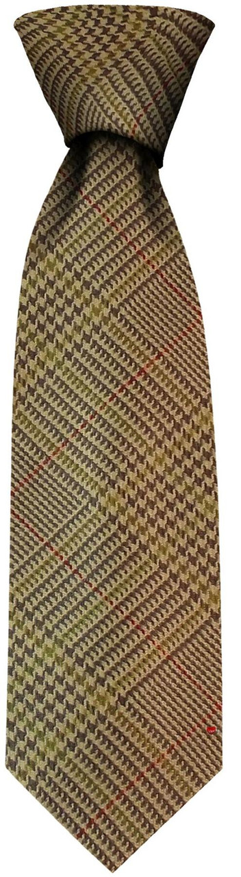 Mens Neck Tie Crail Check Lightweight Scottish Clan Tie