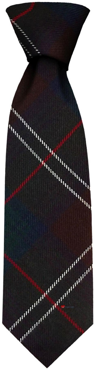 Mens Neck Tie Chisholm Hunting Modern Tartan Lightweight Scottish Clan Tie