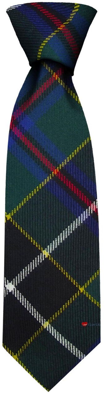 Mens Neck Tie Cornish Hunting Modern Tartan Lightweight Scottish Clan Tie