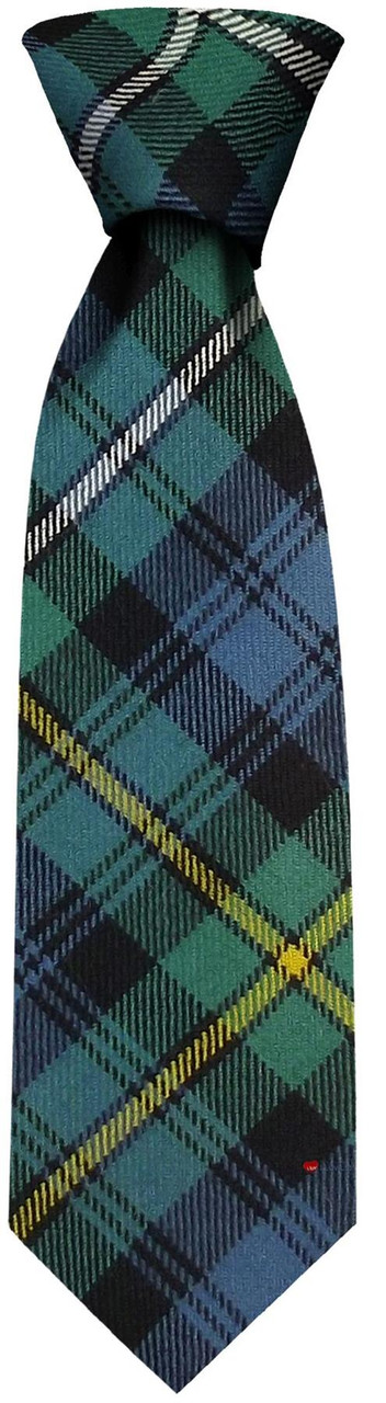 Mens Neck Tie Campbell of Argyll Ancient Tartan Lightweight Scottish Clan Tie