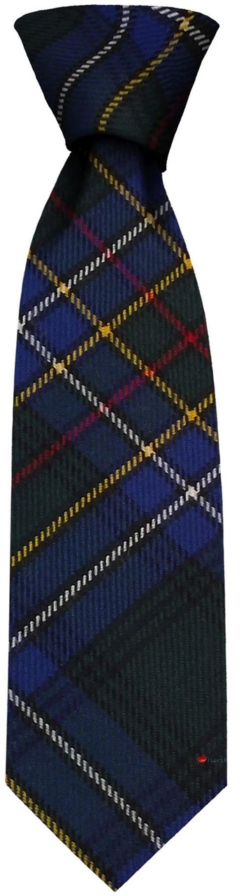 Mens Neck Tie Cockburn Modern Tartan Lightweight Scottish Clan Tie