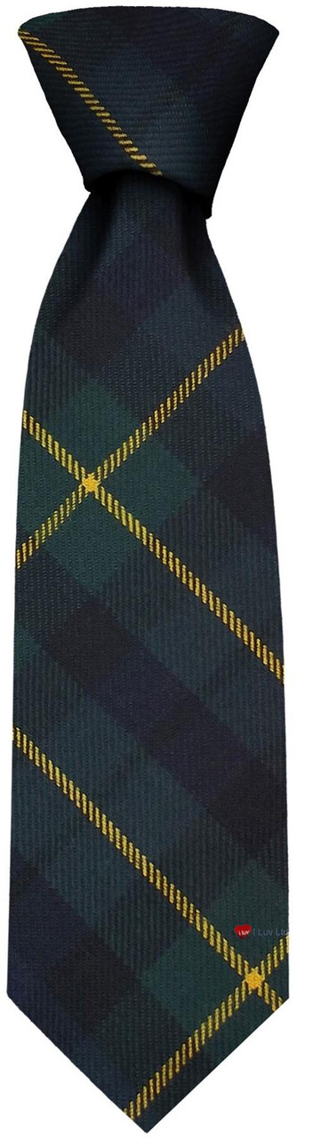 Mens Neck Tie Campbell of Breadalbane Modern Tartan Lightweight Scottish Clan Tie