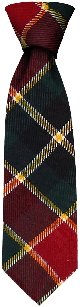 Mens Neck Tie MacLachlan Old Modern Tartan Lightweight Scottish Clan Tie