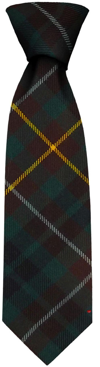 Mens Neck Tie Buchanan Hunting Modern Tartan Lightweight Scottish Clan Tie