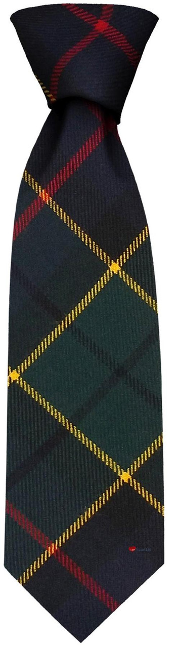 Mens Neck Tie Forsyth Modern Tartan Lightweight Scottish Clan Tie