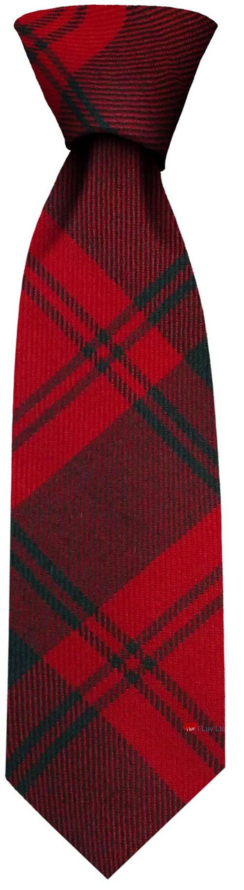 Mens Neck Tie MacQuarrie Modern Tartan Lightweight Scottish Clan Tie