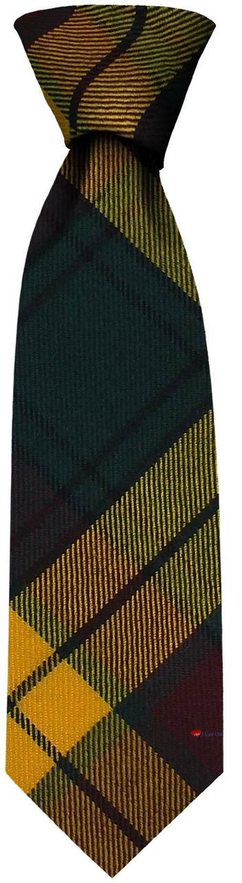 Mens Neck Tie MacMillan Old Modern Tartan Lightweight Scottish Clan Tie