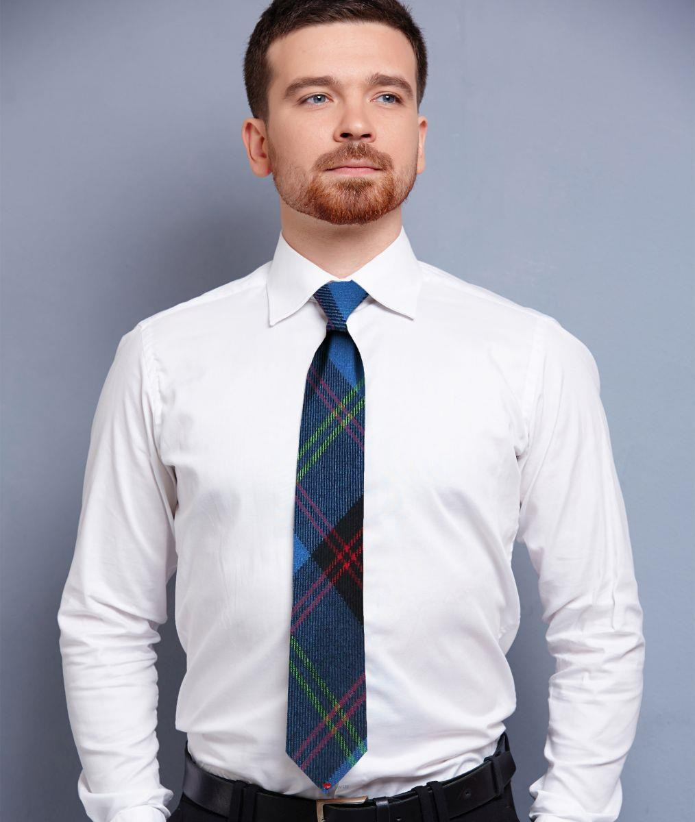 Mens Neck Tie Home Modern Tartan Lightweight Scottish Clan Tie