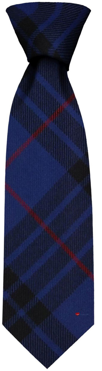 Mens Neck Tie Morgan Modern Tartan Lightweight Scottish Clan Tie