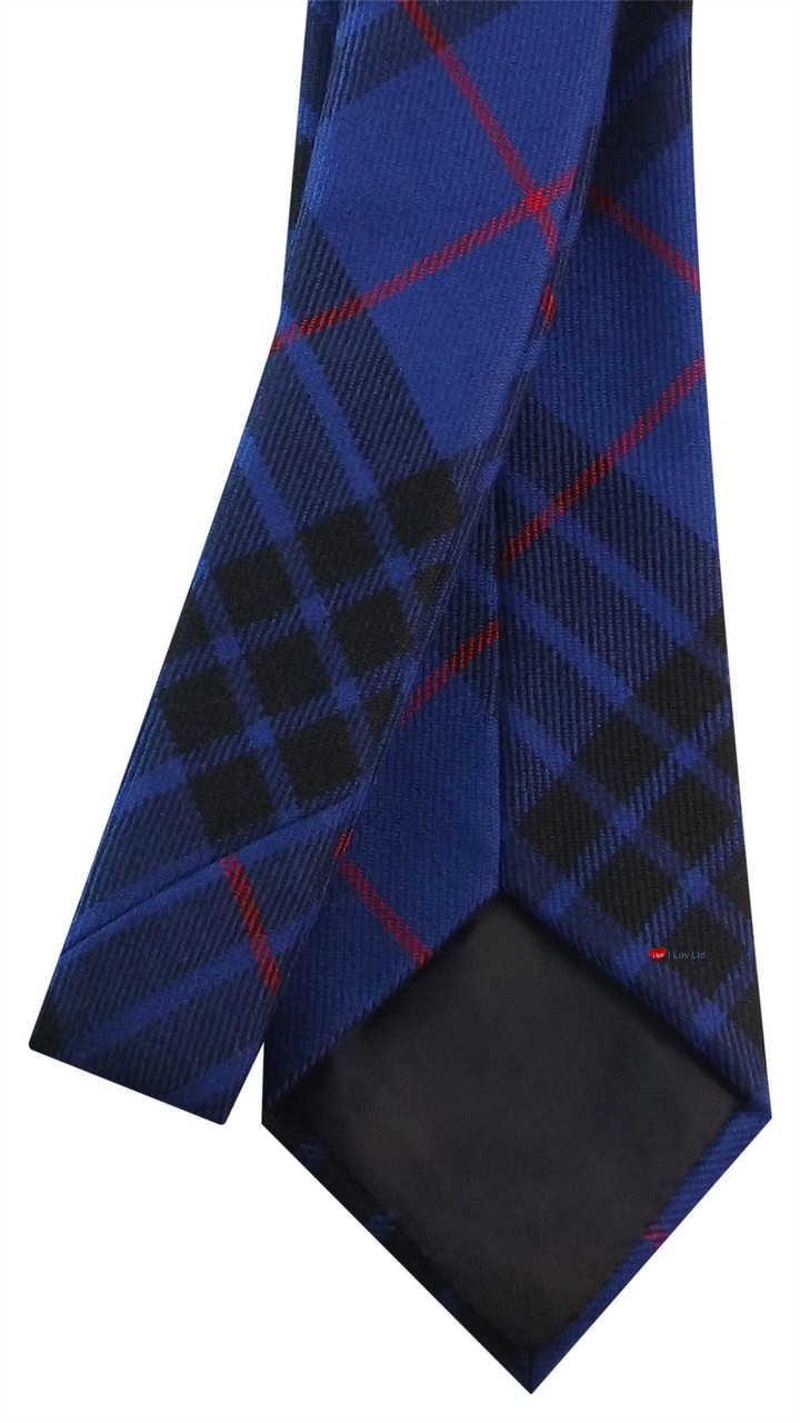 Mens Neck Tie Morgan Modern Tartan Lightweight Scottish Clan Tie