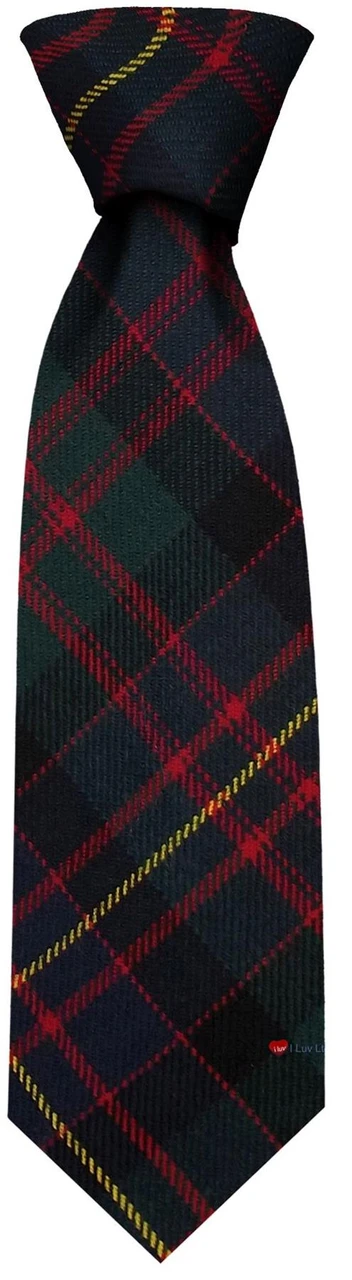 Mens Neck Tie Cameron of Erracht Modern Tartan Lightweight Scottish Clan Tie