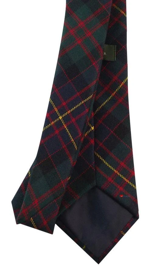 Mens Neck Tie Cameron of Erracht Modern Tartan Lightweight Scottish Clan Tie