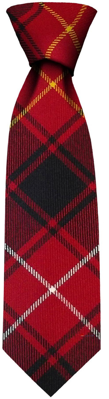 Mens Neck Tie MacIvor Modern Tartan Lightweight Scottish Clan Tie