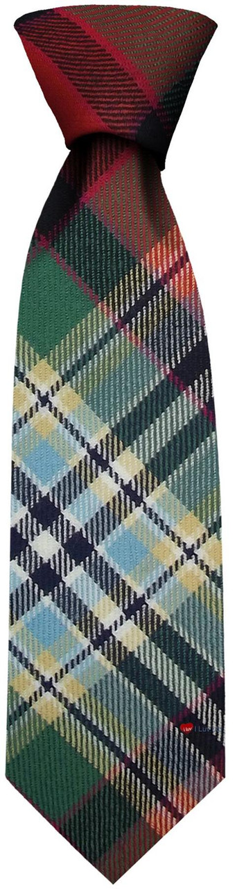 Mens Neck Tie Dundee Old Ancient Tartan Lightweight Scottish Clan Tie