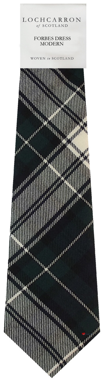 Mens Neck Tie Forbes Dress Modern Tartan Lightweight Scottish Clan Tie