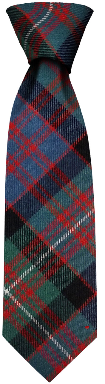 Mens Neck Tie MacDonnell Of Glengarry Ancient Tartan Lightweight Scottish Clan Tie