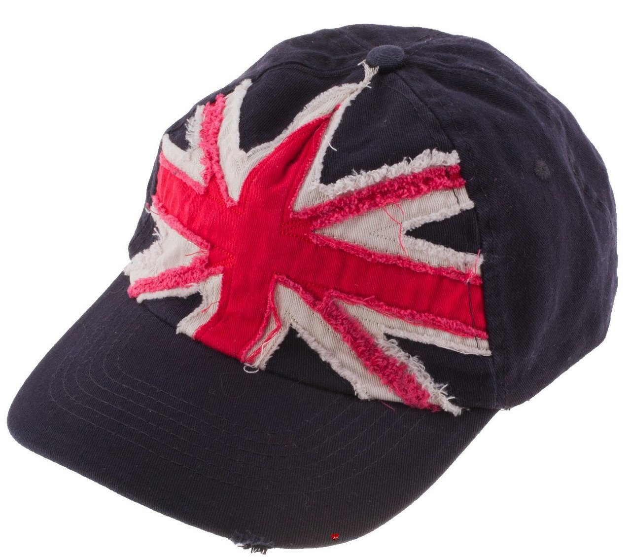 Baseball Size Cap Union Jack Design Navy