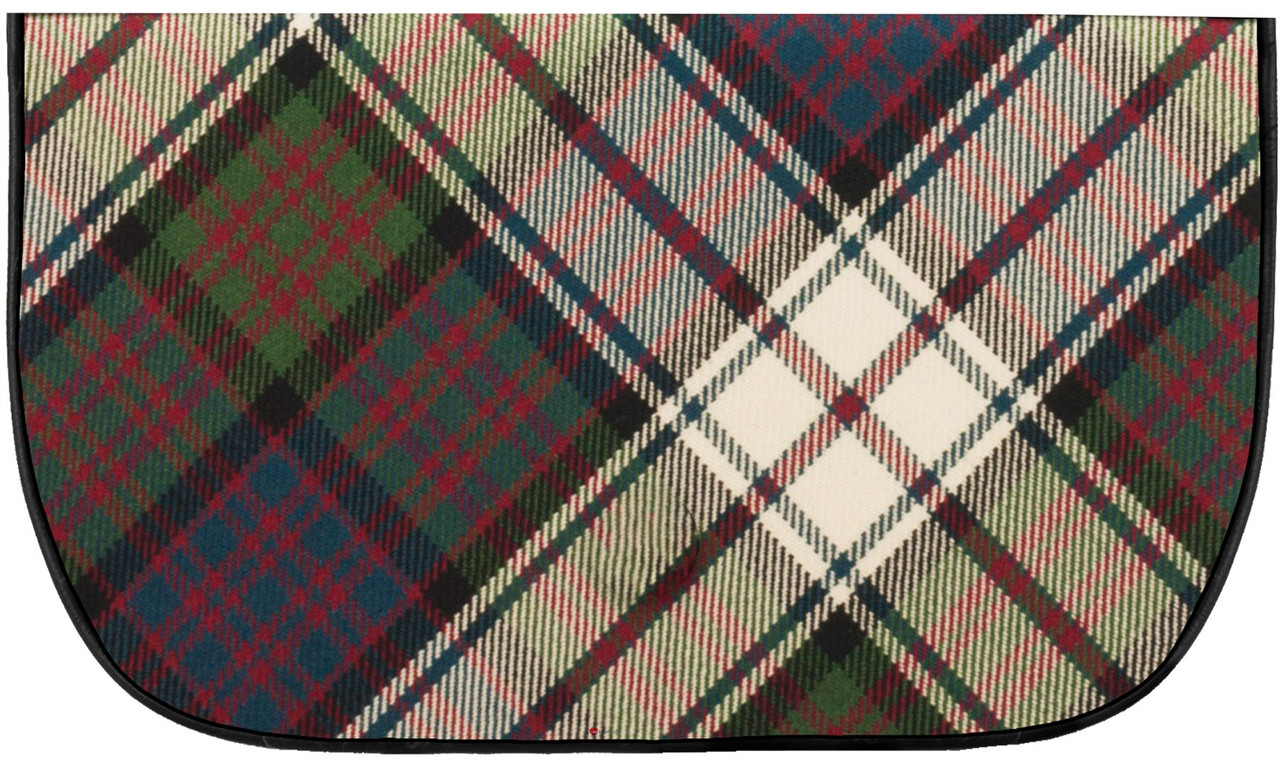 Large Leather Clutch Bag With MacDonald of Clanranald Inside and Back Pocket