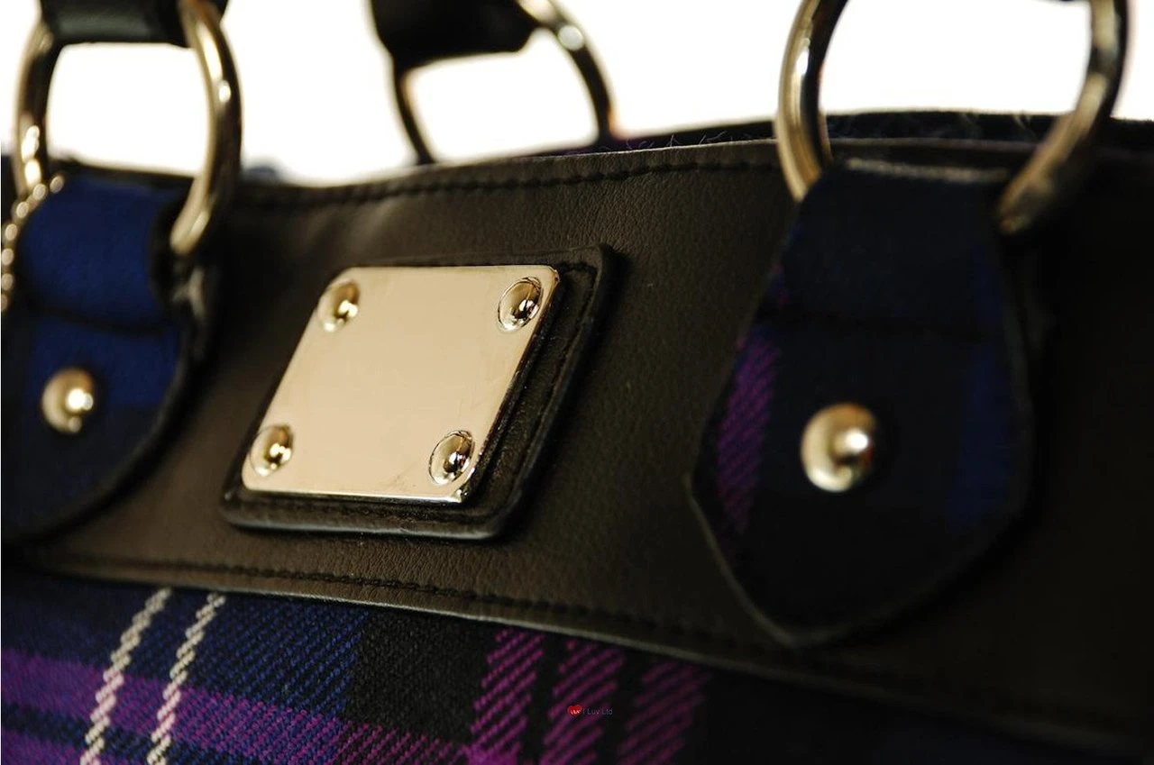 'Eva' Wool Handbag Heritage of Scotland Tartan Design