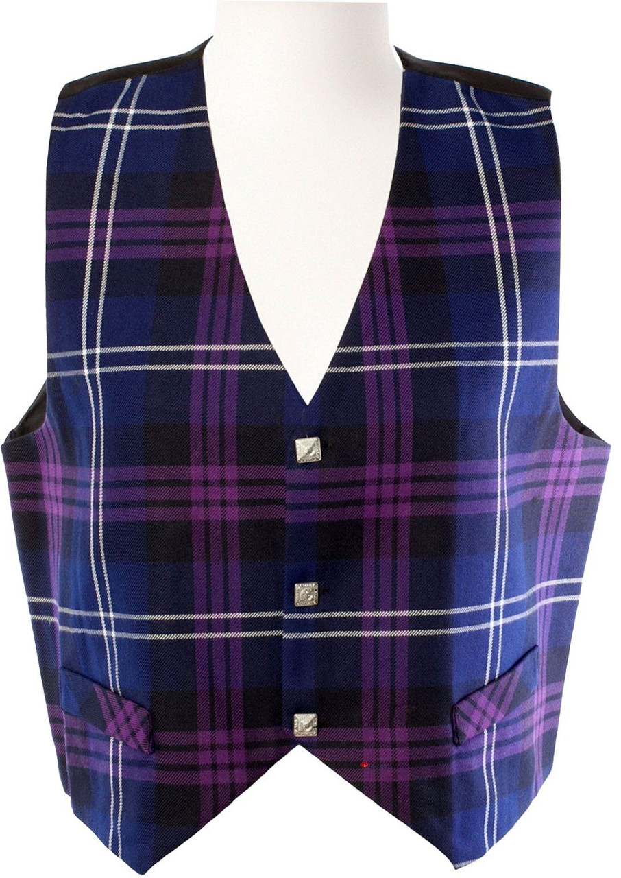 Gents Tartan Waistcoat