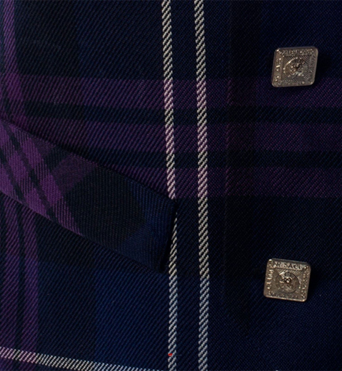 Boys Waistcoat Silk Back Adjustable Buckle Heritage of Scotland Tartan
